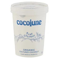 Cocojune Organic Pure Coconut Cultured Coconut 16 oz