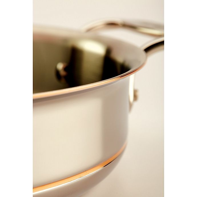 slide 2 of 9, All-Clad Copper Core Chefs Pan with Lid, 12 in