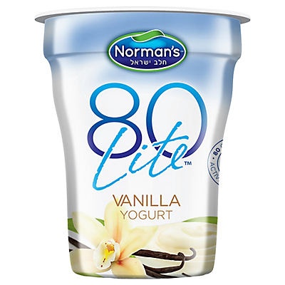 slide 1 of 1, Norman's Lite Vanilla Yogurt, 6 oz