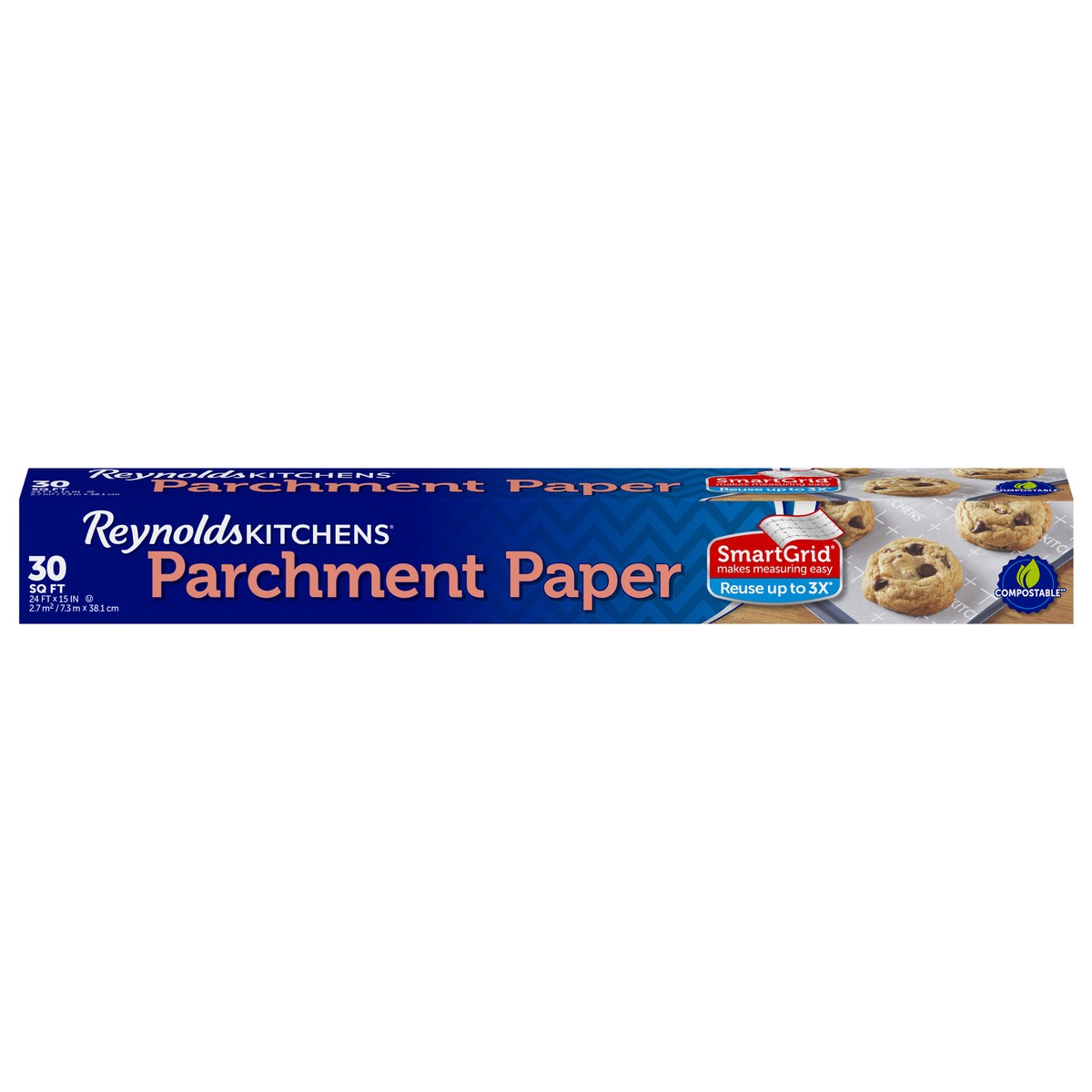 slide 3 of 12, Reynolds 30 SQ FT Parchment Paper, 1 ct