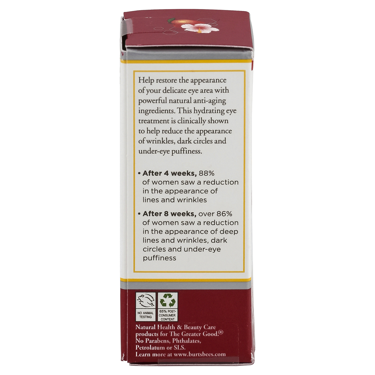 slide 4 of 5, Burt's Bees Renewal Smoothing Eye Cream, 0.58 oz