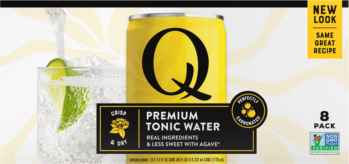 slide 10 of 13, Q Drinks Tonic Water - 8 ct, 8 ct