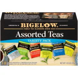 Bigelow Assorted Teas Variety Pack