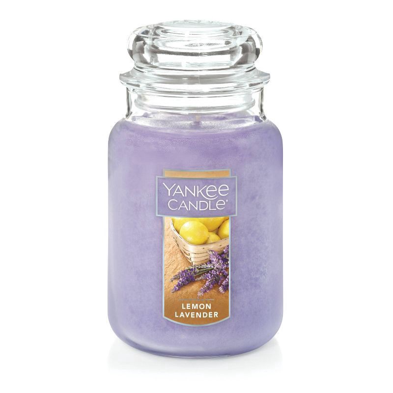 slide 1 of 5, Yankee Candle Large Jar Lemon Lavender, 22 oz