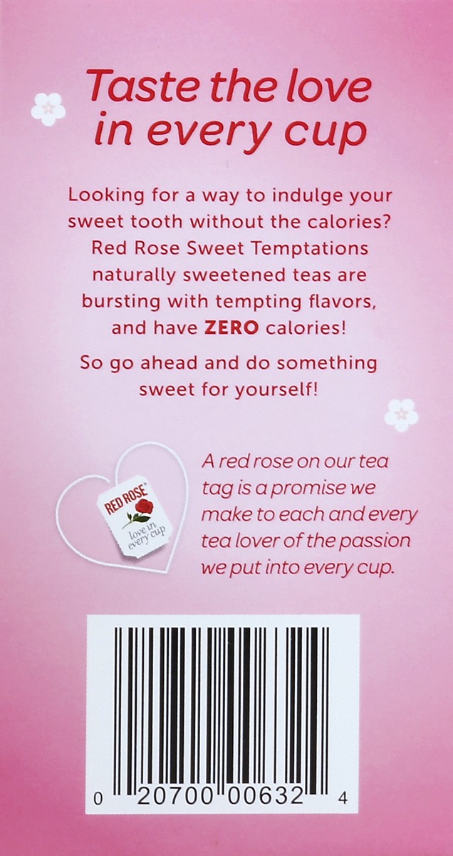 slide 3 of 5, Red Rose Tea Sweet Temptations Strawberry Cheesecake Tea, 18 ct