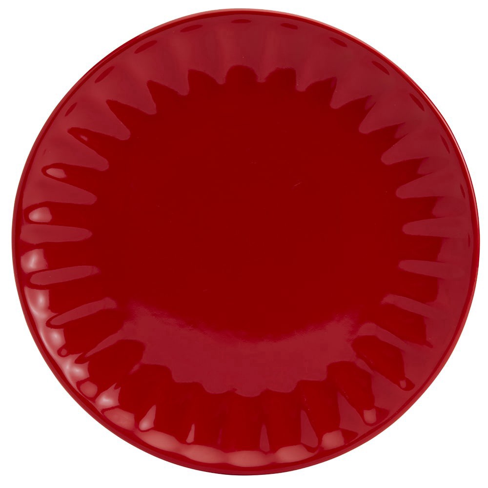 slide 3 of 4, Mason Craft And More Stoneware Cafe Dinnerware Set - Red, 12 ct