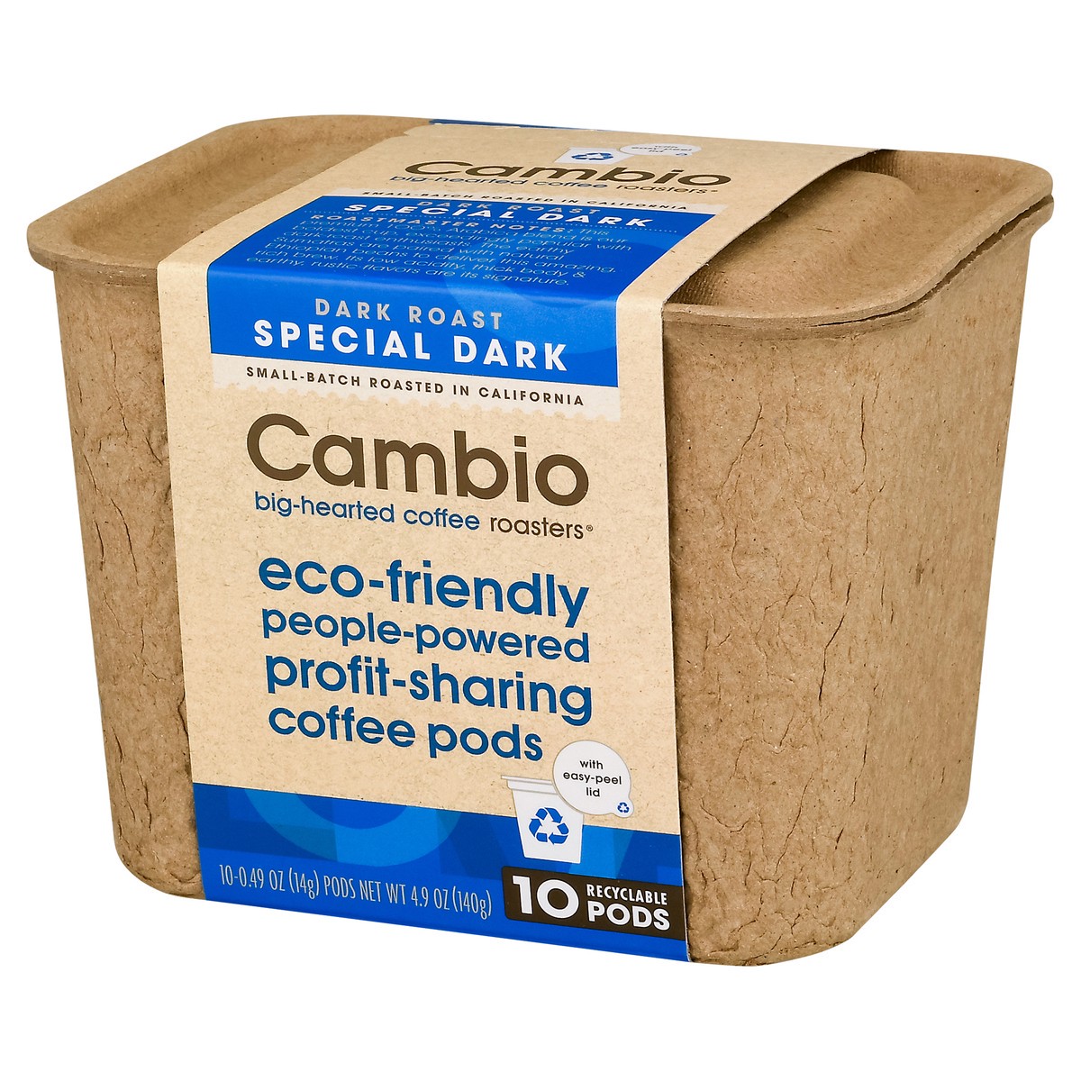 slide 3 of 9, Cambio Roasters Pods Dark Roast Special Dark Coffee - 10 ct, 10 ct