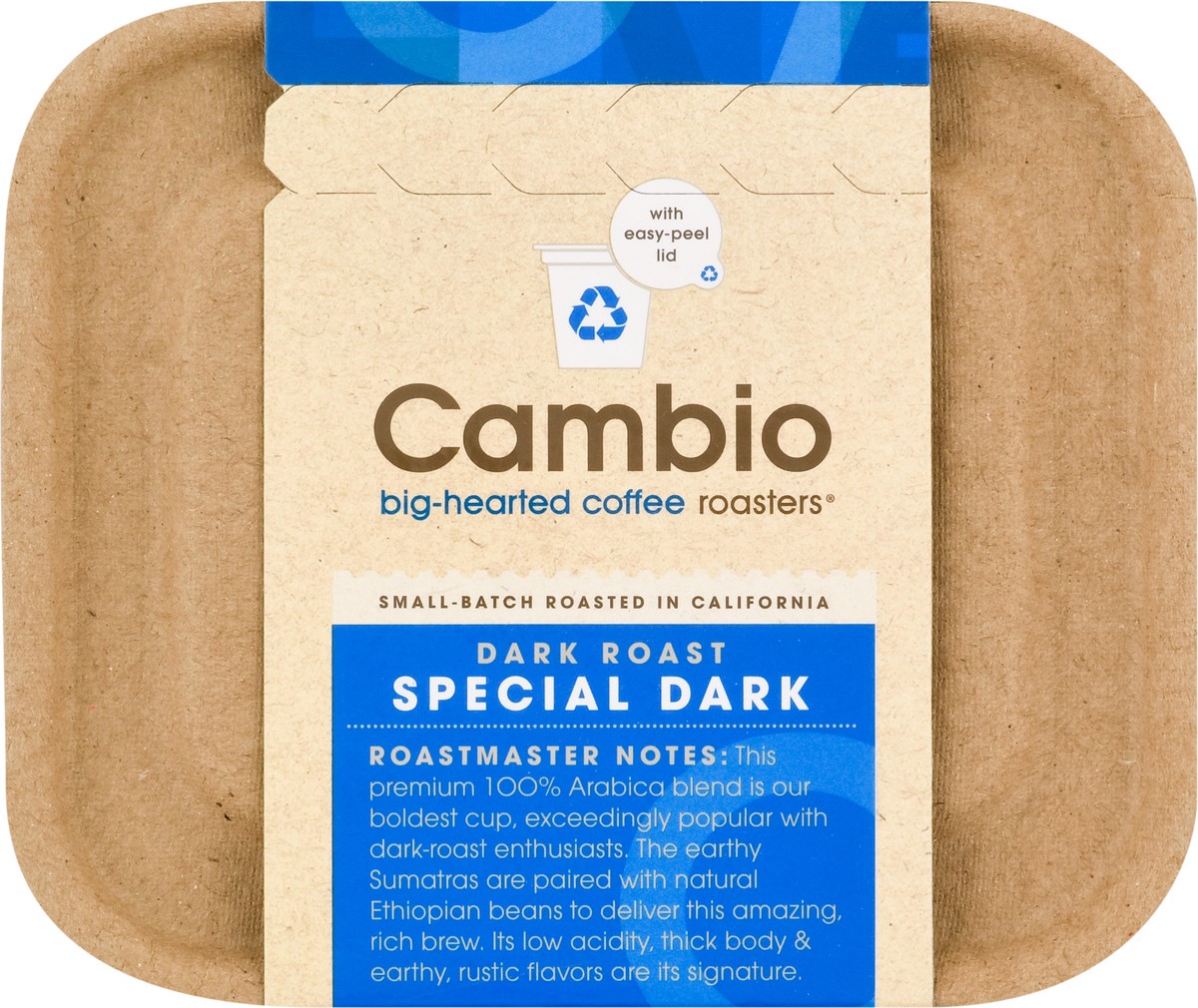 slide 2 of 9, Cambio Roasters Pods Dark Roast Special Dark Coffee - 10 ct, 10 ct