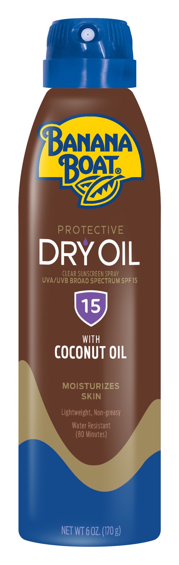 slide 1 of 8, Banana Boat Protective Tanning Dry Oil Clear Spray Sunscreen SPF 15, 6oz, 6 oz