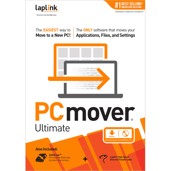 slide 1 of 4, Laplink Pcmover Ultimate, Traditional Disc, 1 ct