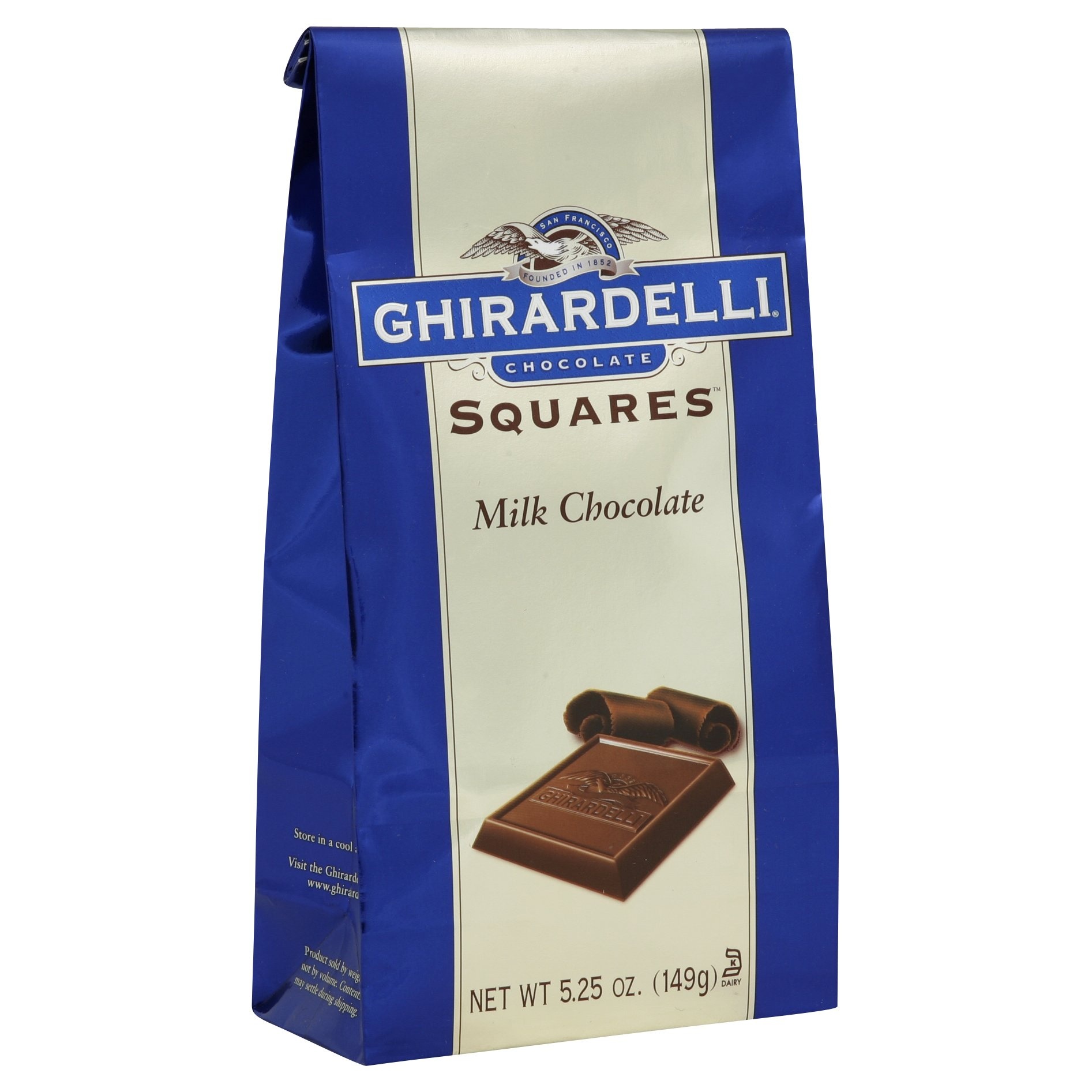 slide 1 of 1, Ghirardelli Milk Chocolate Square Bag, 5.25 oz