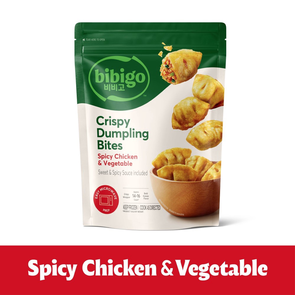 slide 5 of 6, Bibigo Crispy Spicy Chicken & Vegetable Dumpling Bites 7.7 oz, 7.7 oz