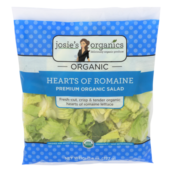 slide 1 of 1, Josie's Organics Org Hearts Of Romaine, 1 ct