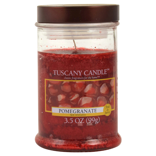 slide 1 of 1, Tuscany Jar Candle, Pomegranate, 3.5 oz