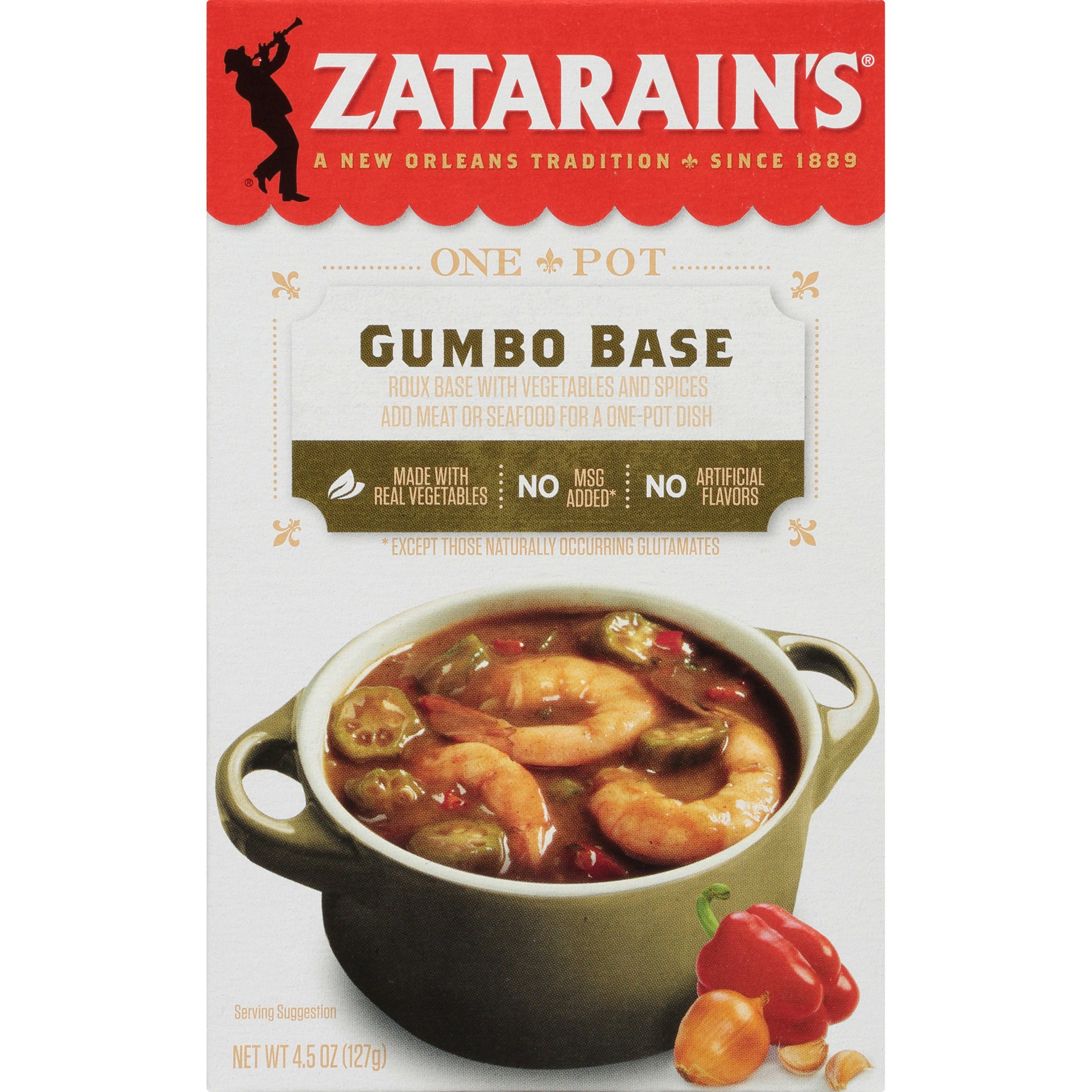 slide 1 of 5, Zatarain's Gumbo Base, 4.5 oz