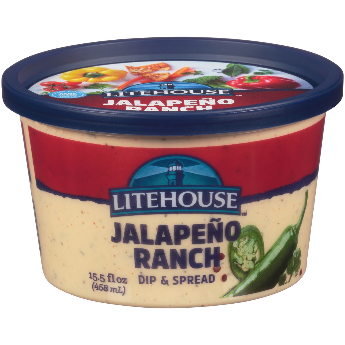 slide 5 of 11, Litehouse Jalapeno Ranch Dip & Spread 15.5 fl. oz. Tub, 15.50 fl oz