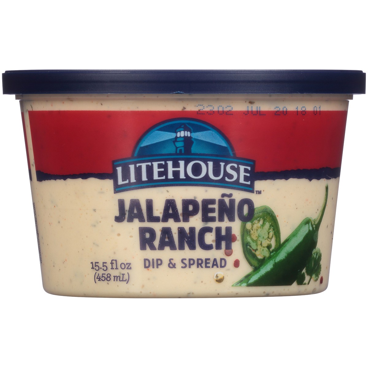 slide 1 of 11, Litehouse Jalapeno Ranch Dip & Spread 15.5 fl. oz. Tub, 15.50 fl oz