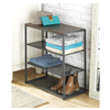 slide 8 of 9, Whitmor Wood And Metal 4-Tier Shelf - Gray/Brown, 1 ct