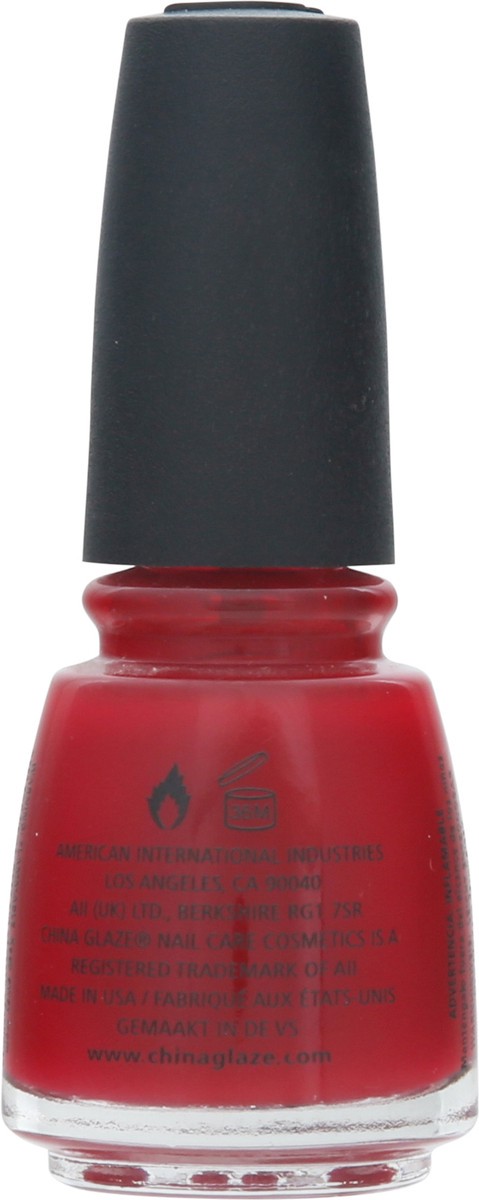 slide 7 of 9, China Glaze Nail Lacquer, China Rouge, 0.5 oz