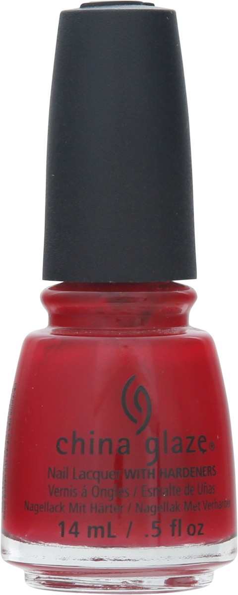 slide 6 of 9, China Glaze Nail Lacquer, China Rouge, 0.5 oz