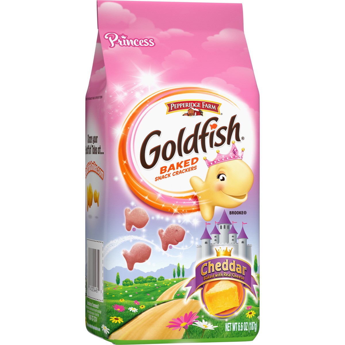 slide 6 of 9, Pepperidge Farm  Goldfish Princess Cheddar Crackers, 6.6 oz. Bag, 6.6 oz