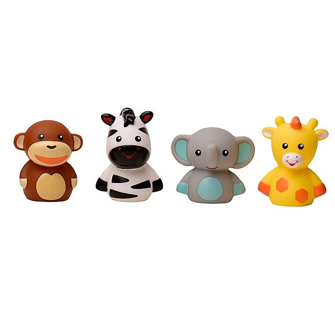 slide 1 of 2, Magic Years 4-Piece Jungle Animal Bath Finger Puppet Set, 1 ct