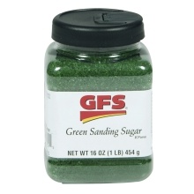 slide 1 of 1, GFS Green Sanding Sugar, 16 oz