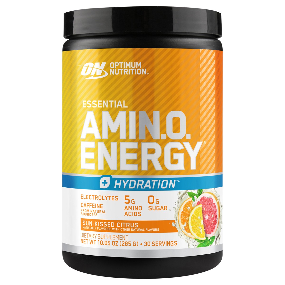 slide 2 of 2, Optimum Nutrition Essential Amino Energy + Hydration Sun-Kissed Citrus Electrolytes 10.05 oz, 10.05 oz