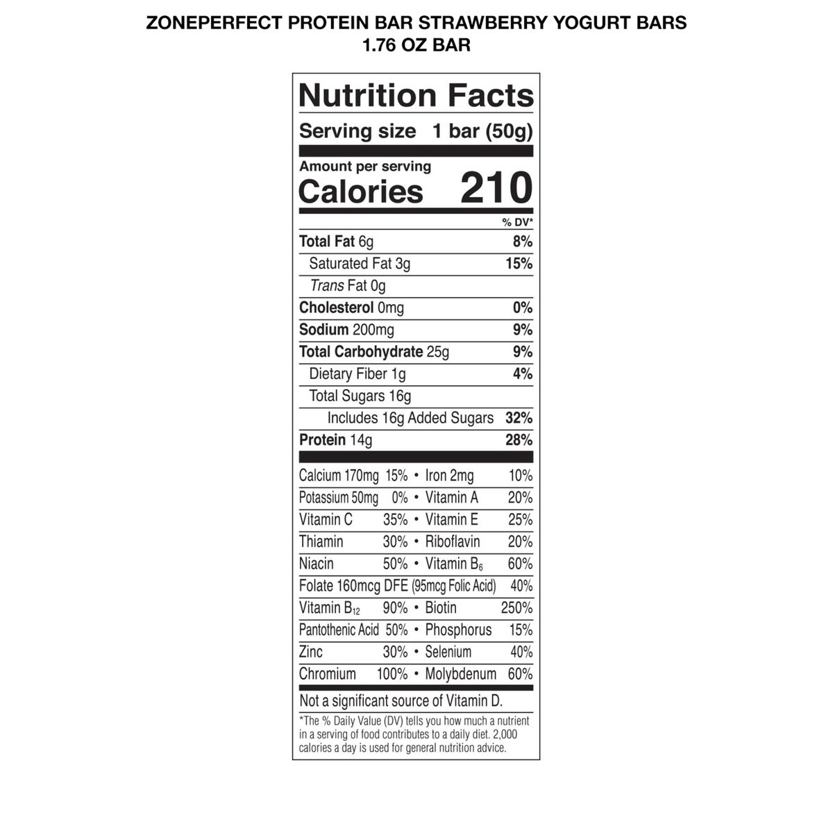 slide 8 of 11, Zone Perfect Protein Bar Strawberry Yogurt Bar 1.76 oz Bars, 1.76 oz