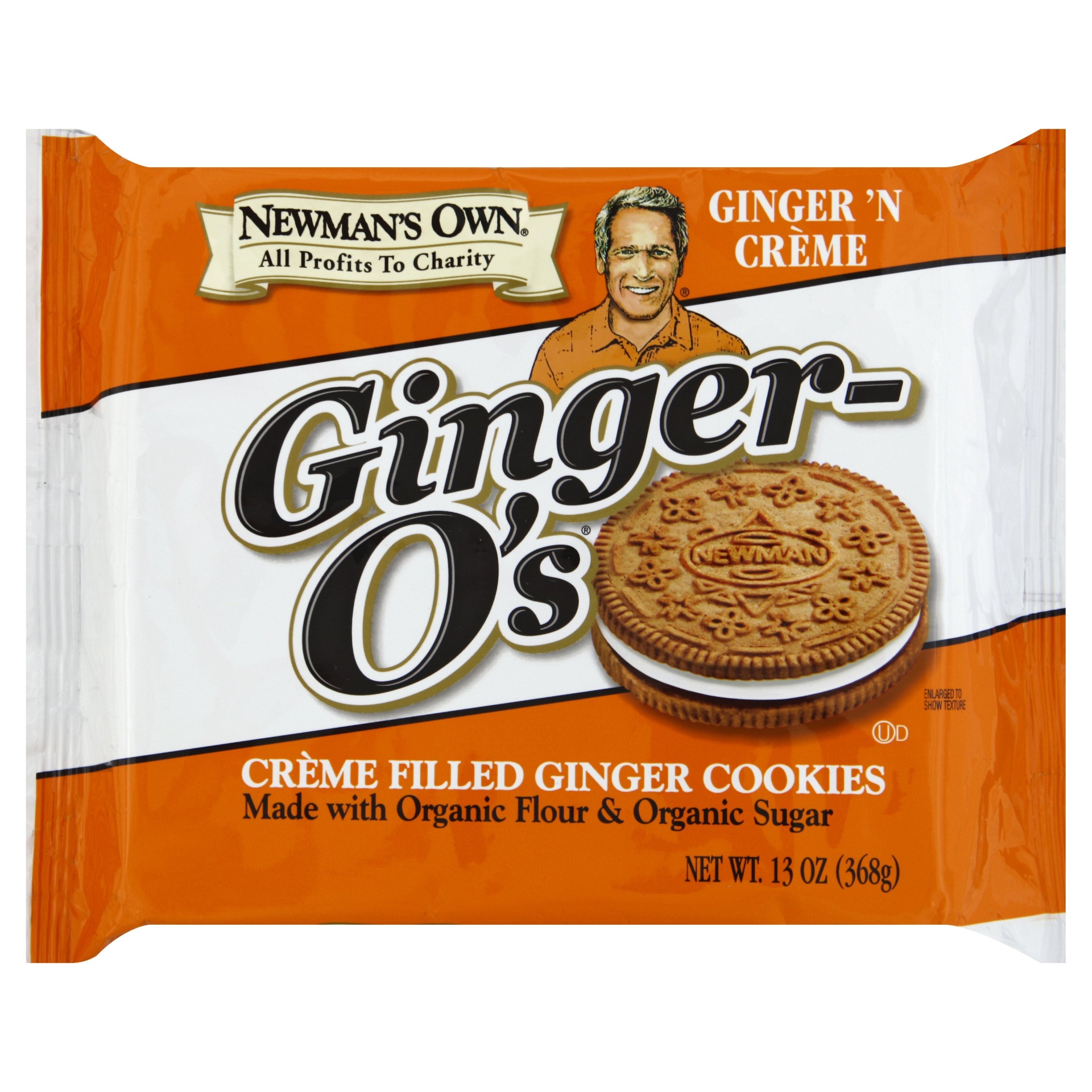 slide 1 of 8, Newman's Own Ginger-O's Cookie, 13 oz