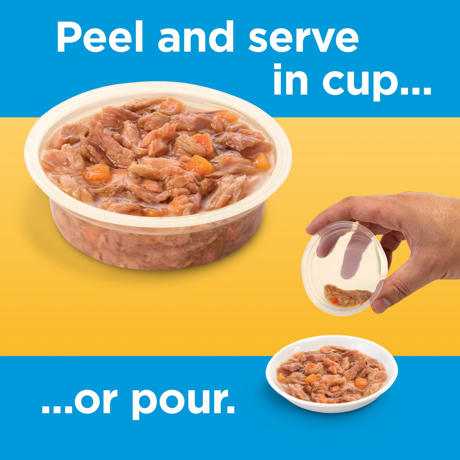 slide 4 of 9, Meow Mix Simple Servings Wet Cat Food Seafood Variety Pack, 1.3oz Cups, 12 ct., 15.6 oz