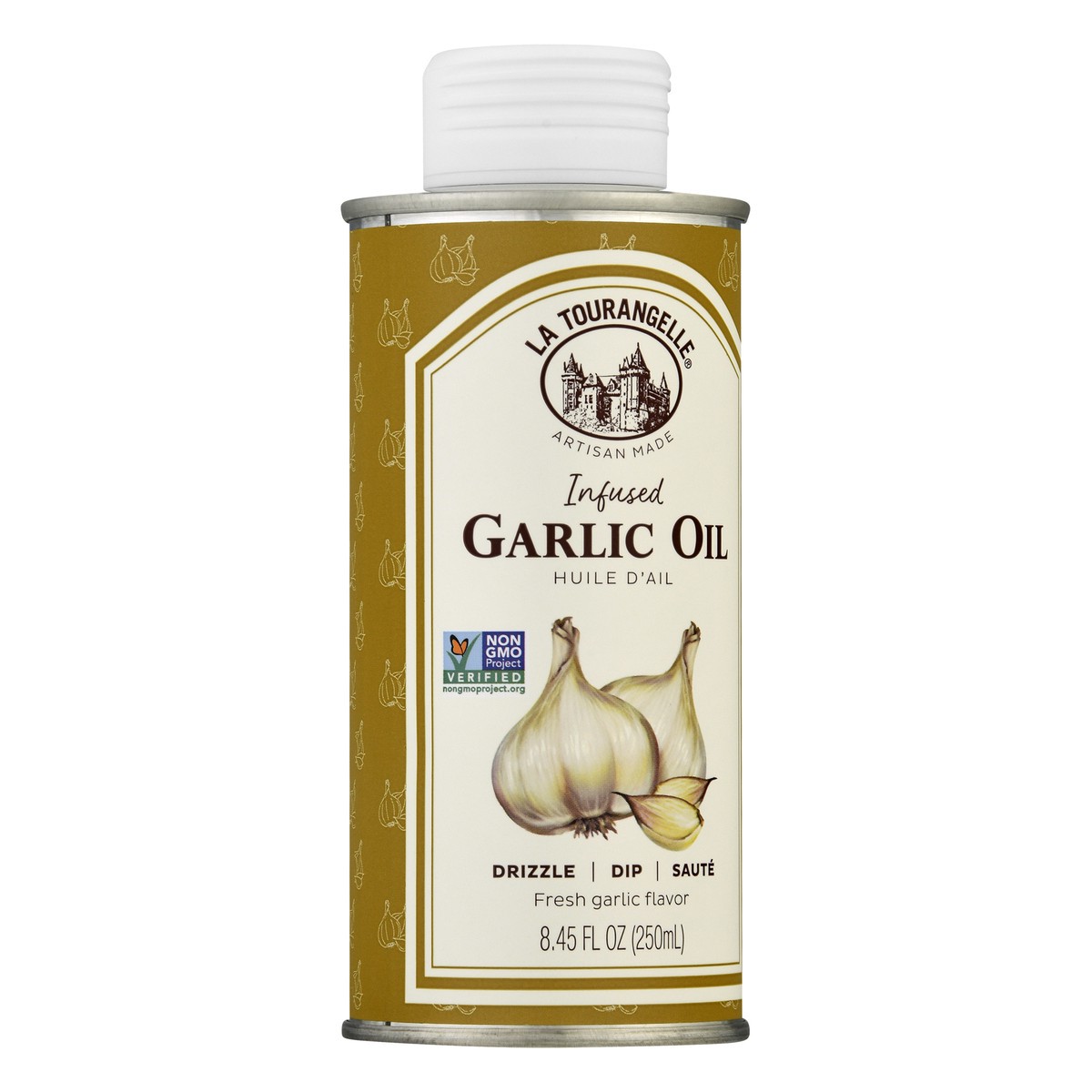 slide 2 of 12, La Tourangelle Garlic Oil, French Infused, Artisan, 8.45 oz