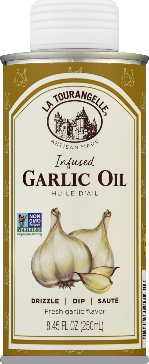 slide 6 of 12, La Tourangelle Garlic Oil, French Infused, Artisan, 8.45 oz