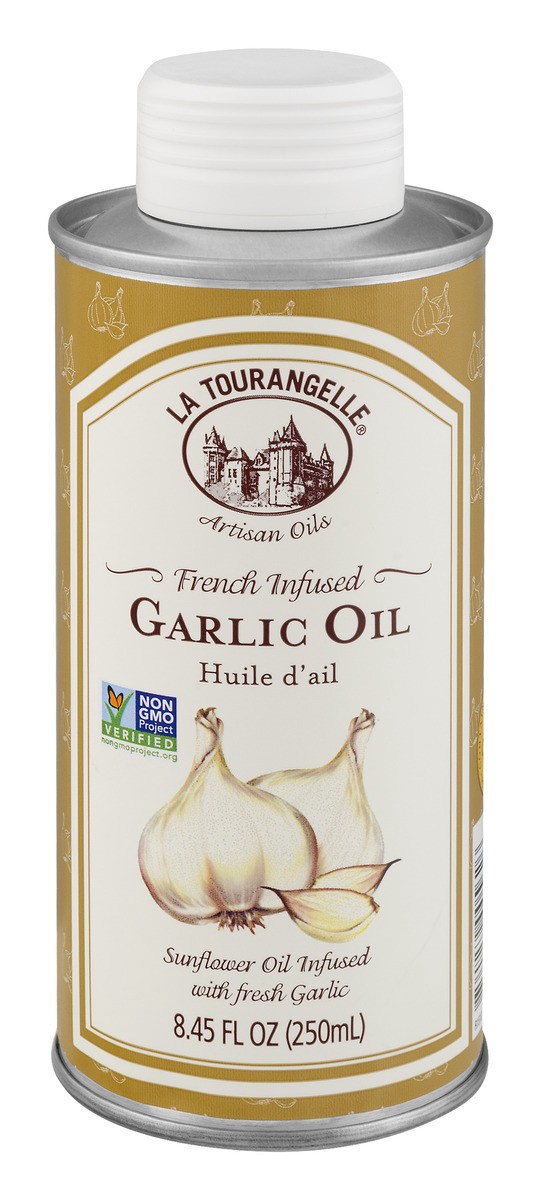 slide 8 of 12, La Tourangelle Garlic Oil, French Infused, Artisan, 8.45 oz