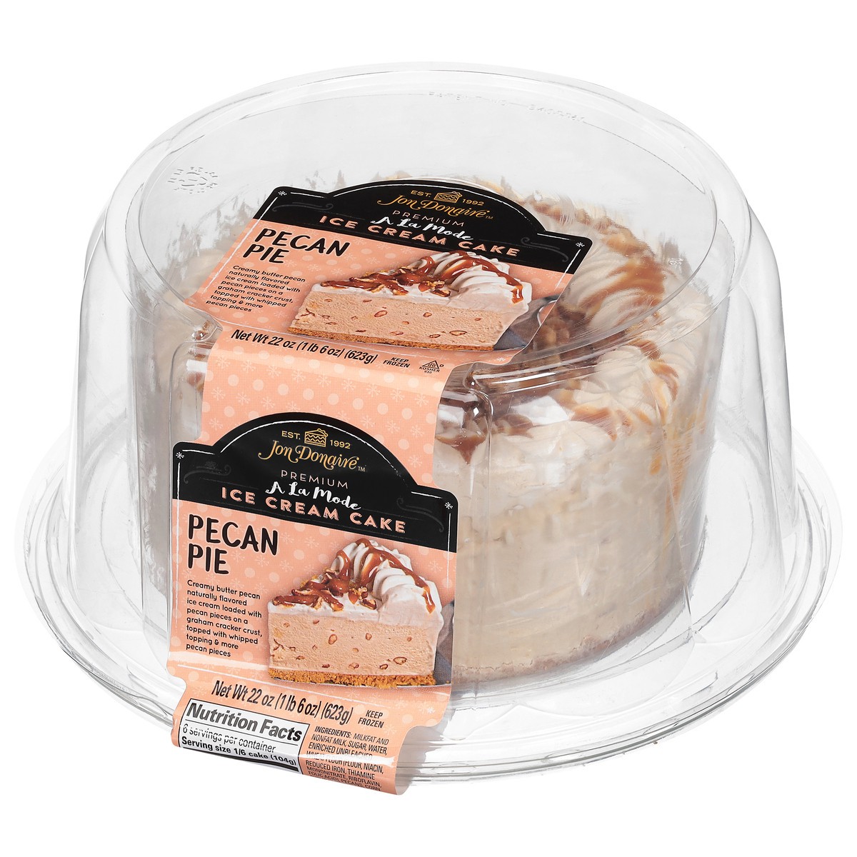 slide 8 of 9, Jon Donaire A La Mode Premium Ice Cream Cake 22 oz, 22 oz