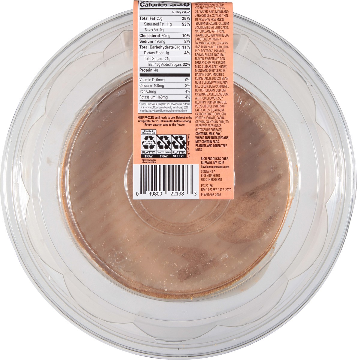 slide 5 of 9, Jon Donaire A La Mode Premium Ice Cream Cake 22 oz, 22 oz