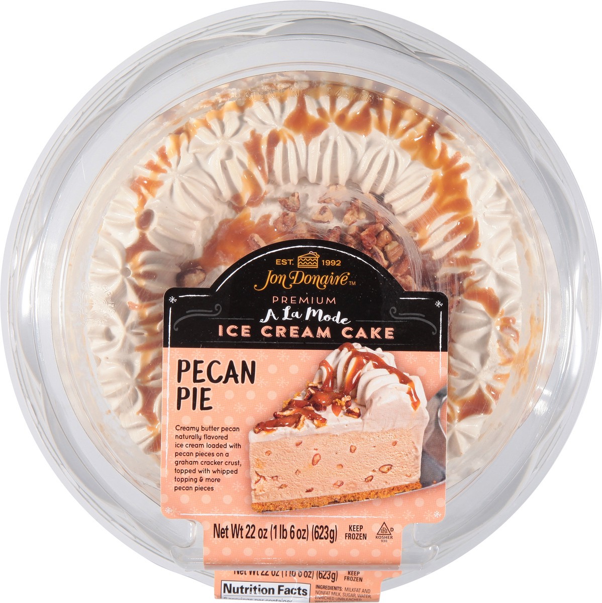 slide 6 of 9, Jon Donaire A La Mode Premium Ice Cream Cake 22 oz, 22 oz