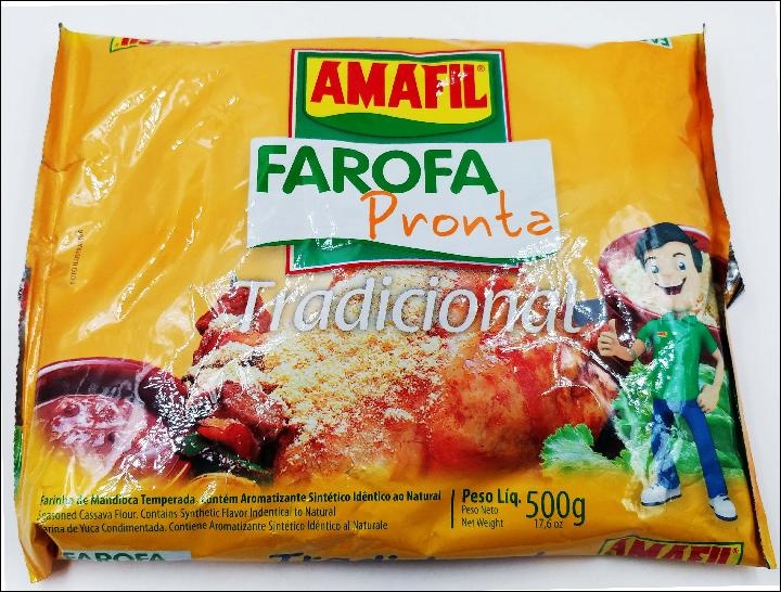 slide 1 of 1, Amafil Farofa Prnta Amfil, 17 oz