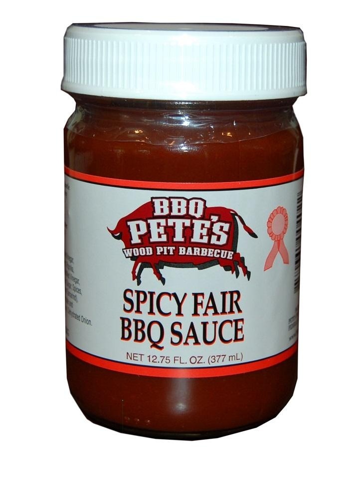 slide 1 of 1, BBQ Pete's Spicy Western Sauce, 12.75 oz
