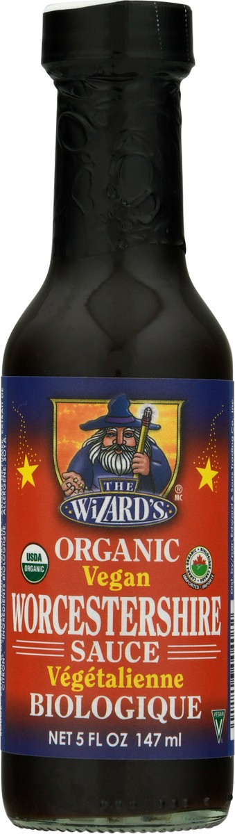 slide 9 of 12, The Wizard's Organic Vegan Worcestershire Sauce 5 fl oz Bottle, 5 fl oz