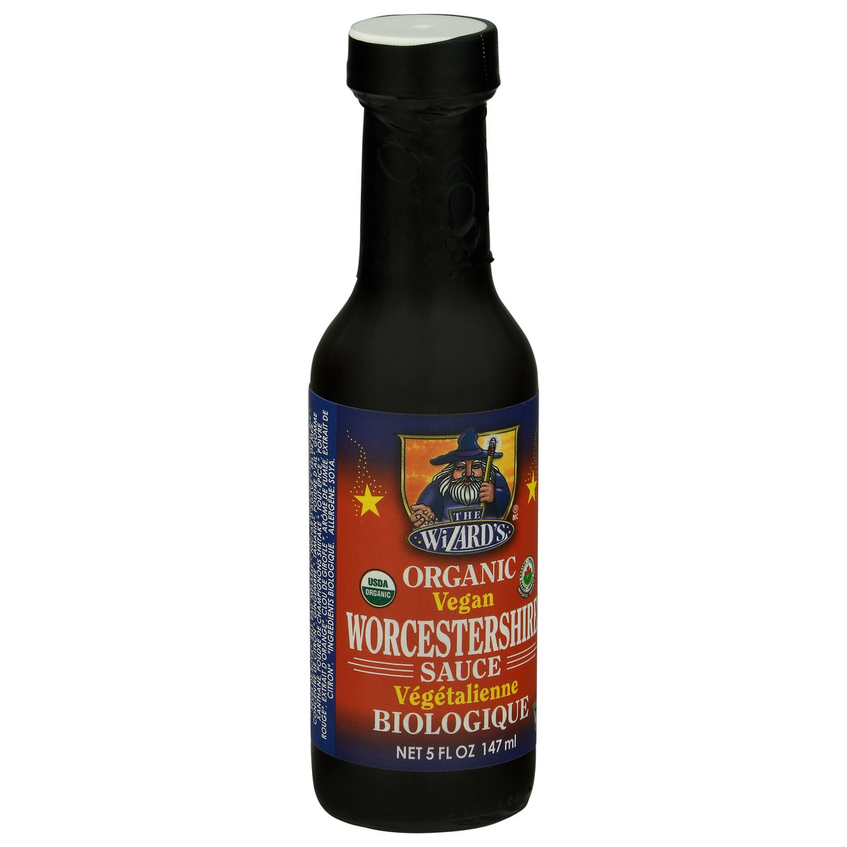 slide 4 of 12, The Wizard's Organic Vegan Worcestershire Sauce 5 fl oz Bottle, 5 fl oz