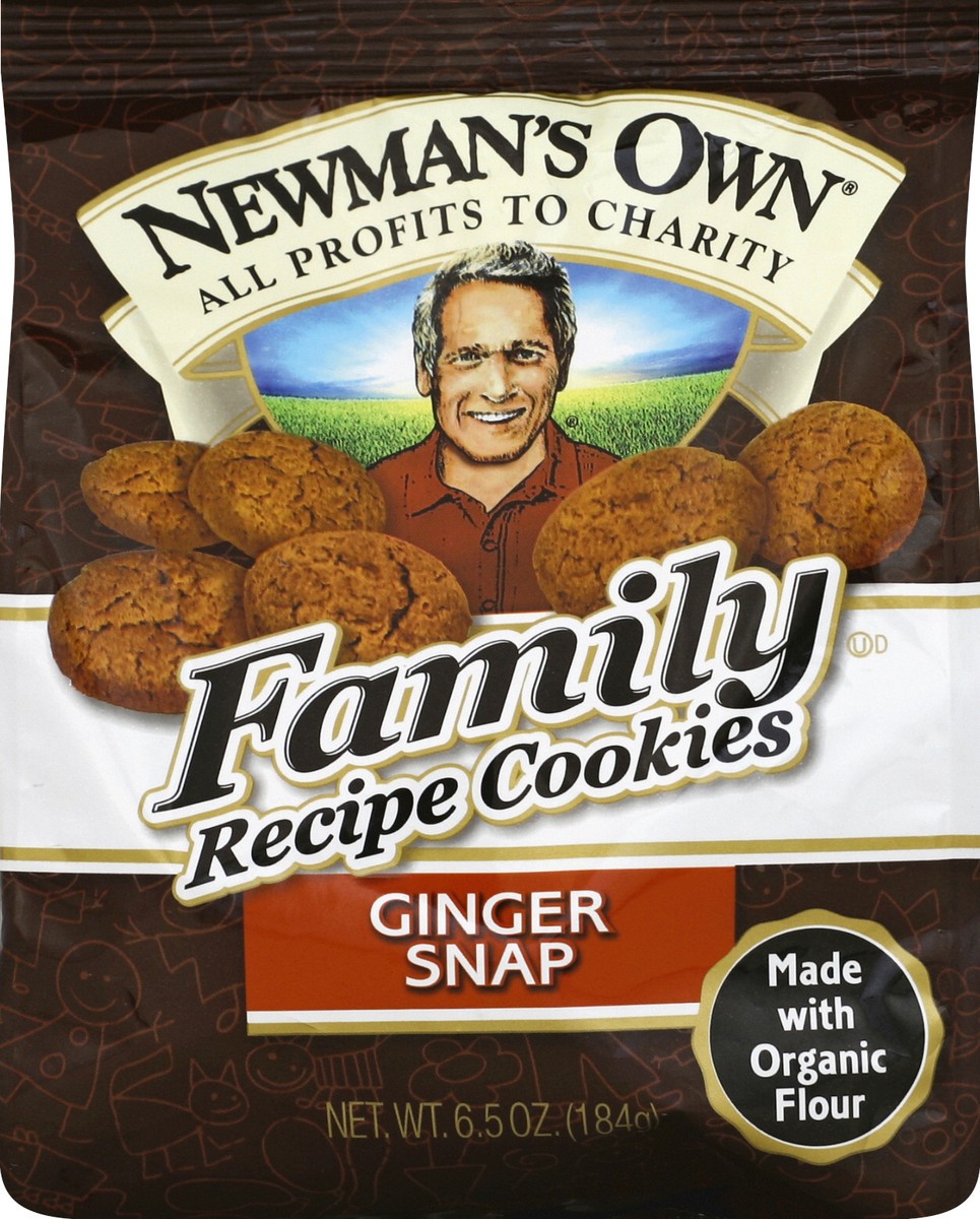 slide 4 of 6, Newman's Own Organics Ginger Snap Cookies, 7 oz