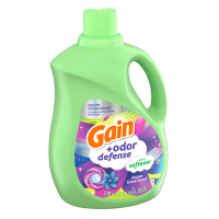 slide 2 of 6, Gain + Odor Defense Liquid Fabric Softener, Super Fresh Blast Scent, 100 Loads, HE Compatible, 100 fl oz