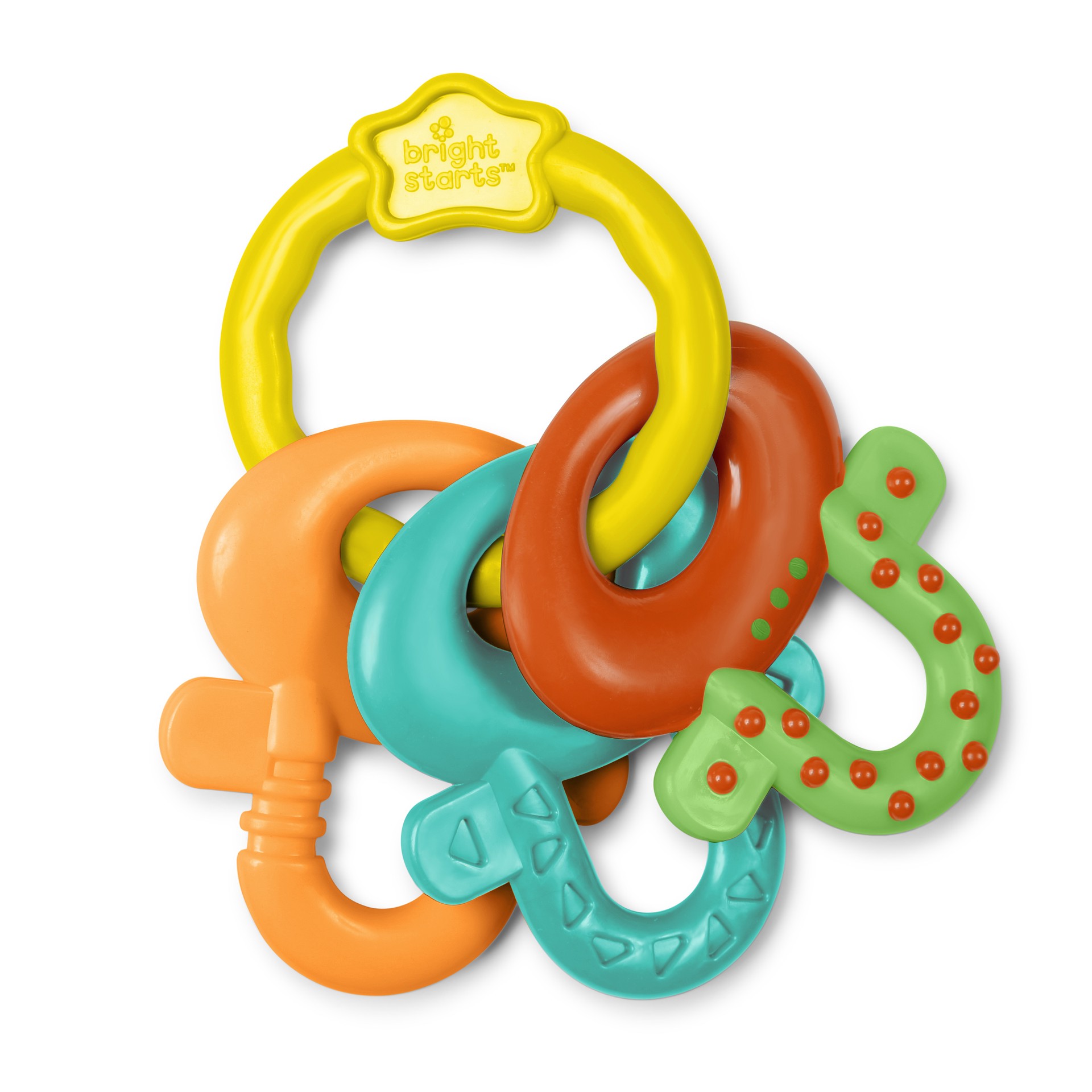 slide 1 of 2, Bright Starts License to Drool Baby Teether Keys Toy, 1 ct