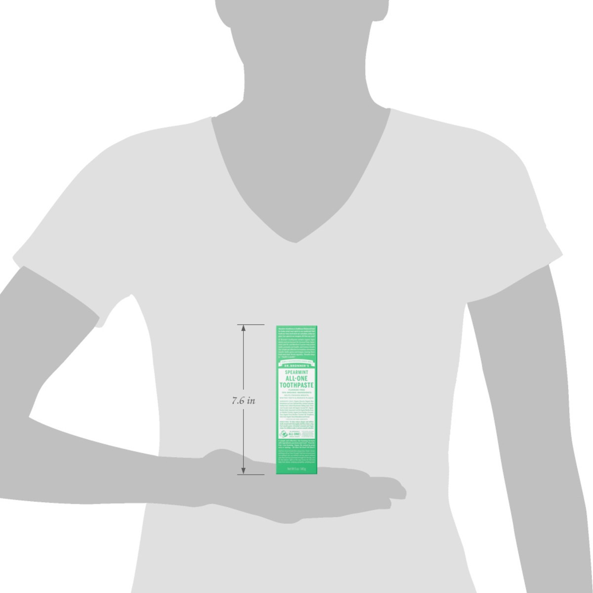 slide 5 of 11, Dr. Bronner's Spearmint All-One Toothpaste, 5 oz