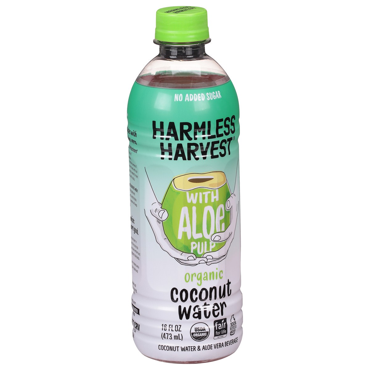 slide 4 of 9, Harmless Harvest Organic Coconut Water with Aloe Pulp - 16 fl oz, 16 fl oz