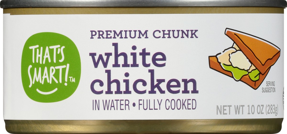 slide 2 of 2, That'S Smart Chicken Canned, 10 oz