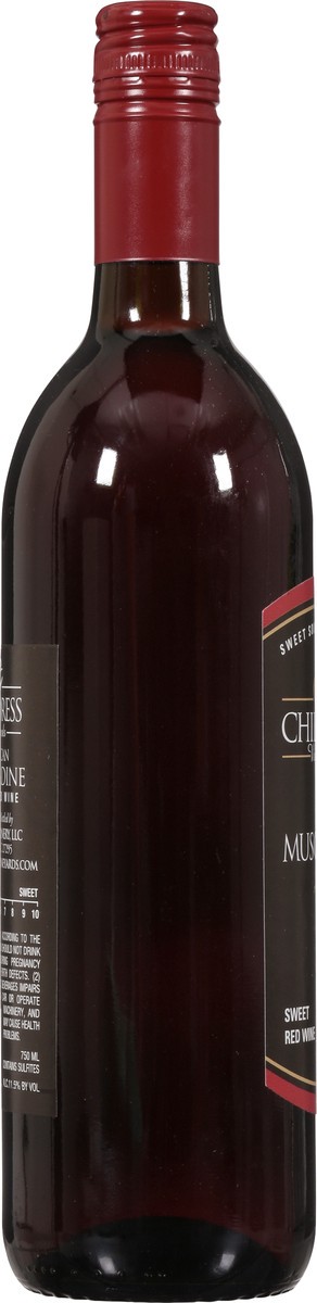 slide 5 of 9, Childress Vineyards Muscadine Red Wine, 750 ml