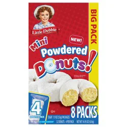 Little Debbie Snack Cakes, Little Debbie Big Pack Mini Donuts (Powdered)