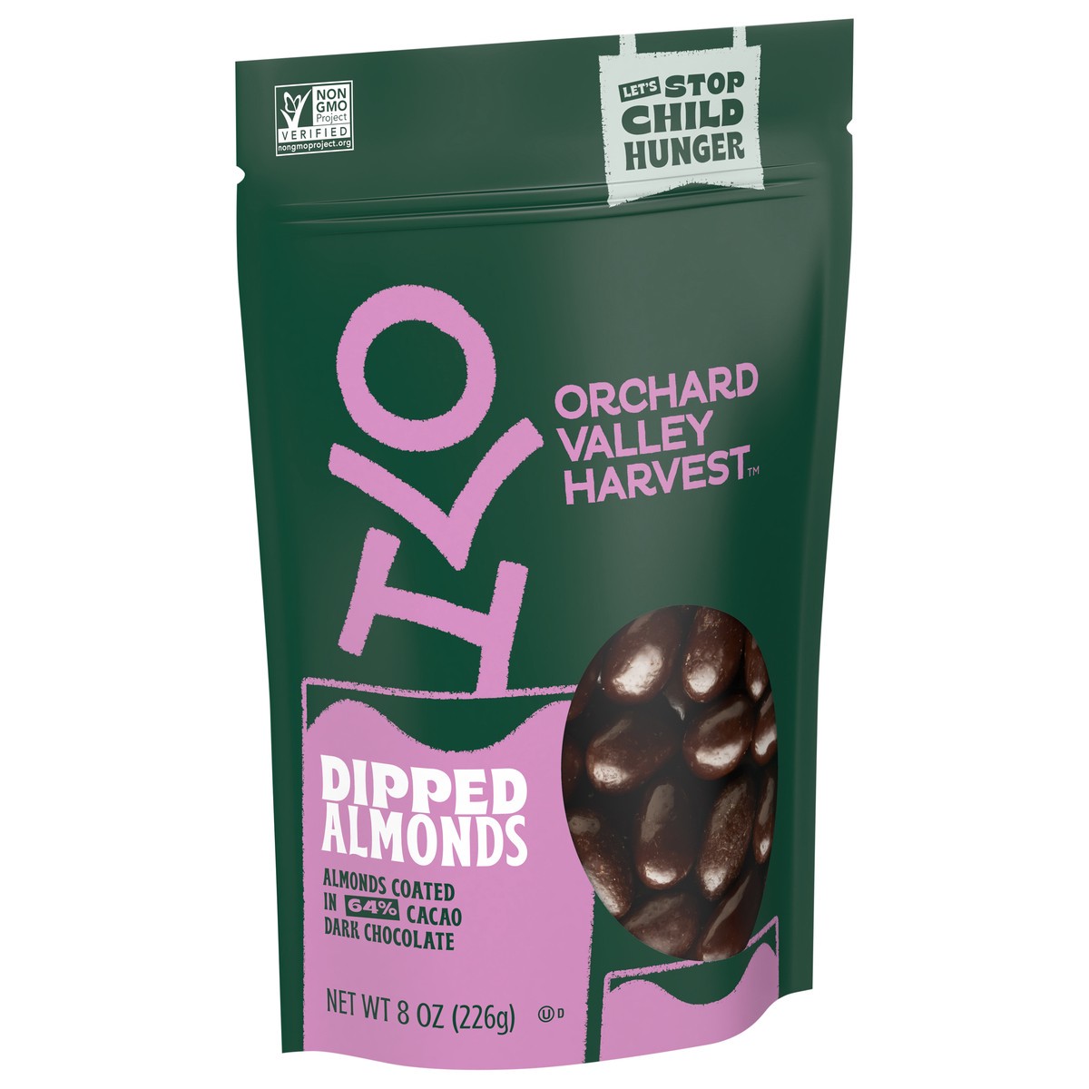 slide 9 of 13, Orchard Valley Harvest Dark Chocolate Dipped Almonds 8oz SUB, 8 oz